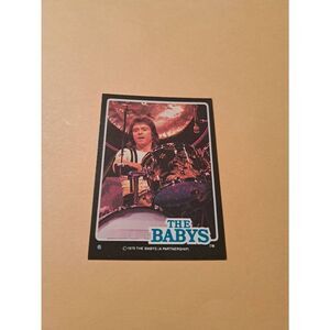 Vintage 1979 The Babys Trading Card #6 London Rock Band Collectible